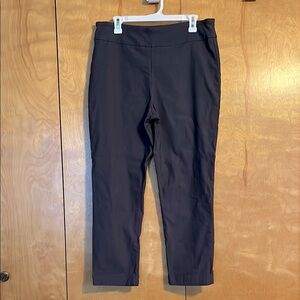 EUC Gray Tribal Fia Cuffed Straight Trouser